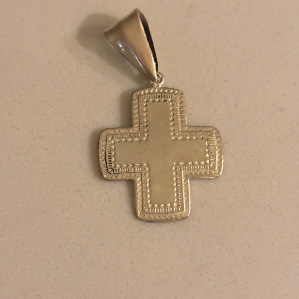 Silver Cross Necklace Pendant